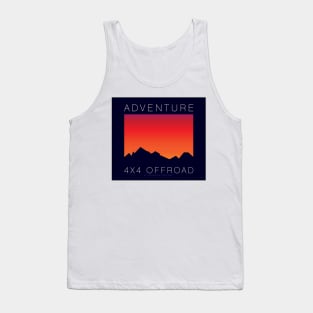 4x4 Offroad Adventure - Sunset Tank Top